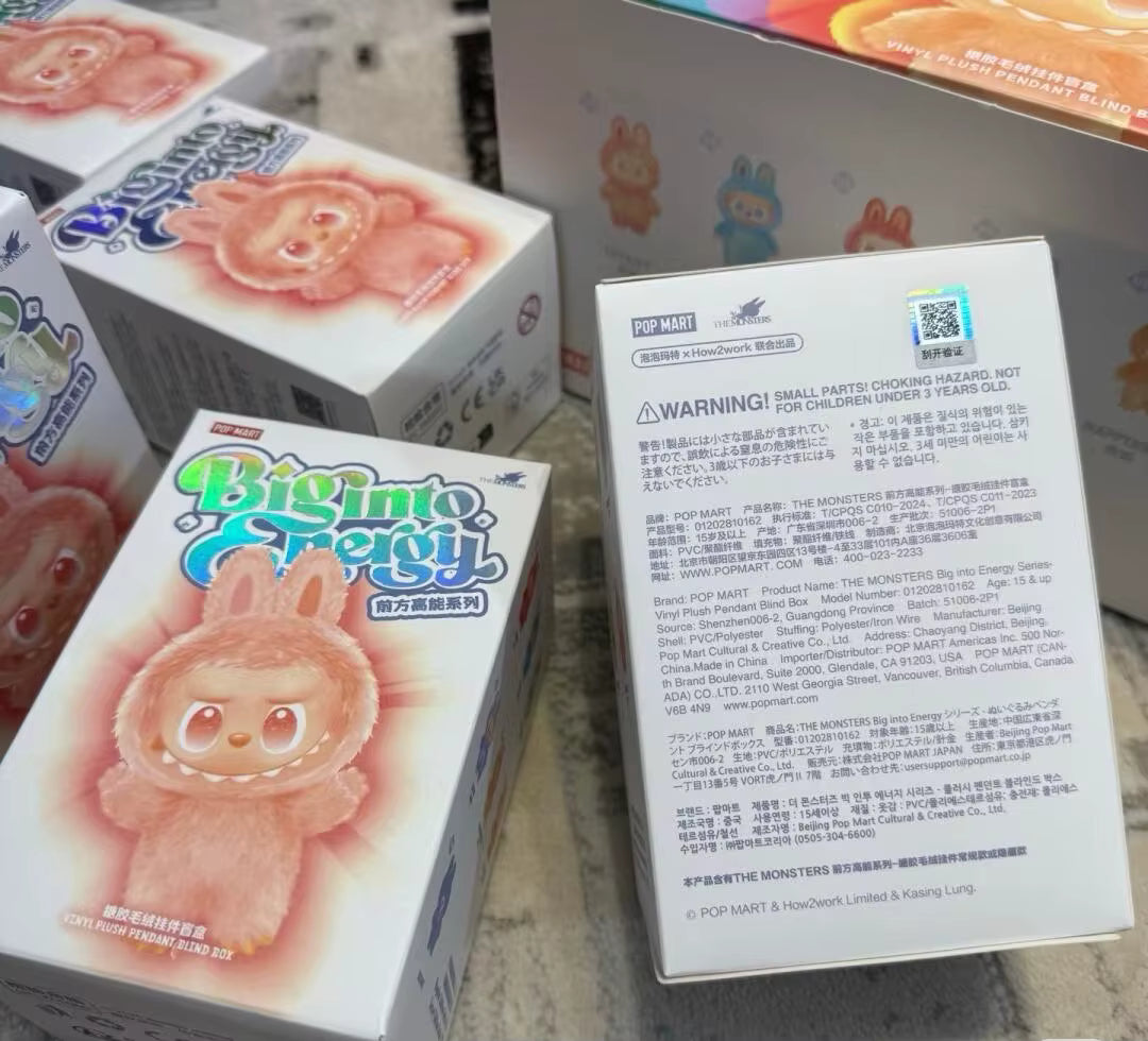 POP MART 100% Authentic Labubu The Monsters Big into Energy Series -Box Single -Box Random