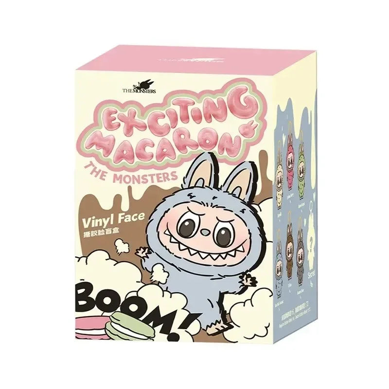 POP MART 100% Authentic Labubu The Monsters Exciting Macaron Series -Box Single -Box Random