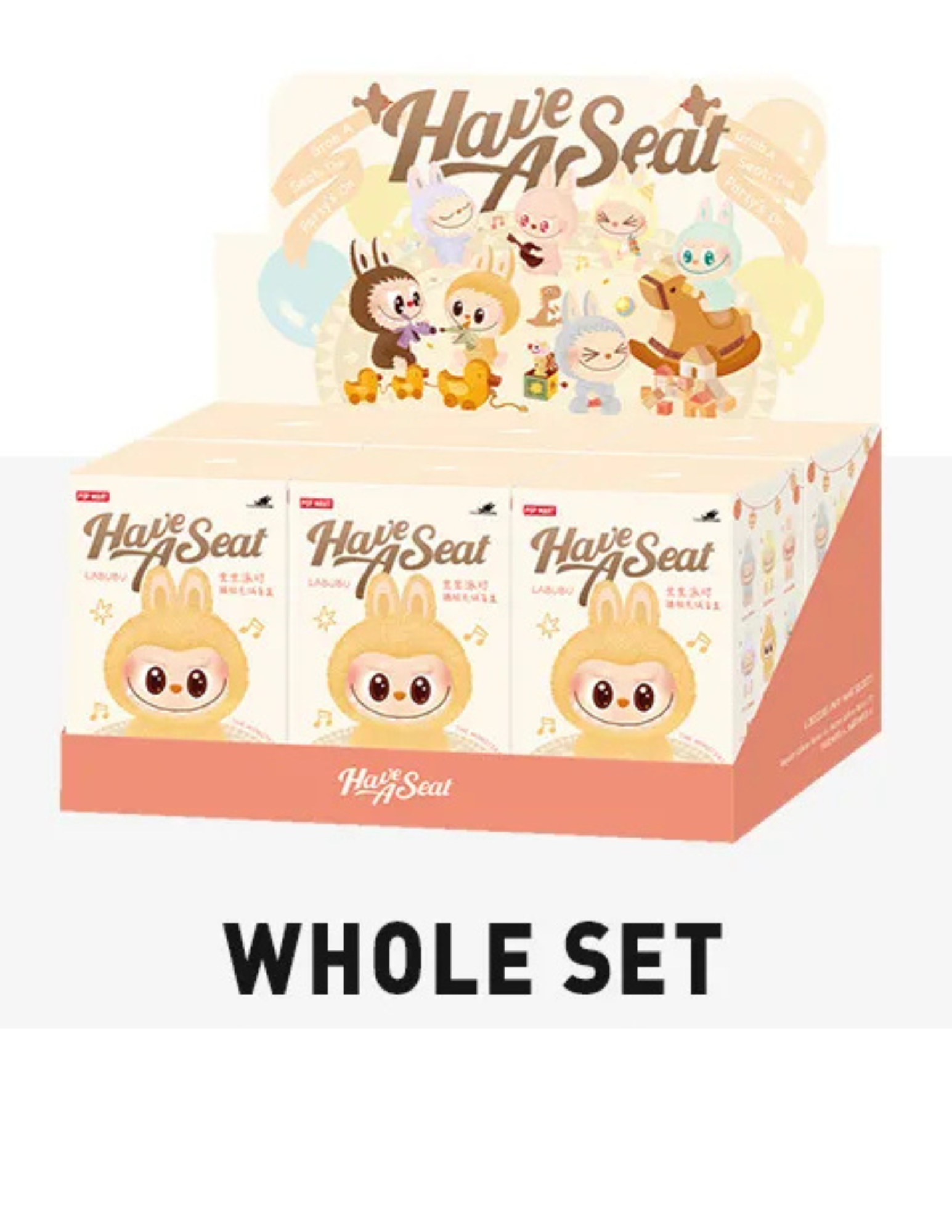 POP MART 100% Authentic Labubu The Monsters Have a Seat Series -Box Single -Box Random