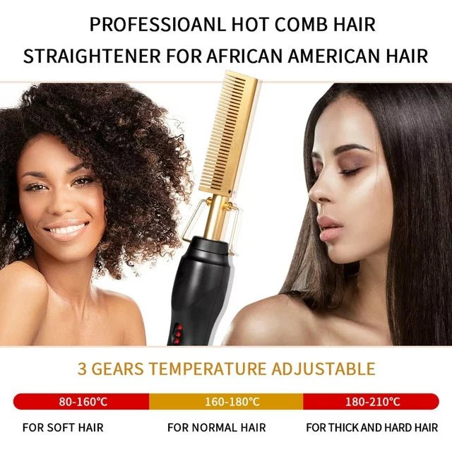 1 tool, endless styles: straighten, curl and blow dry with this comb! - ALPHA SHOP