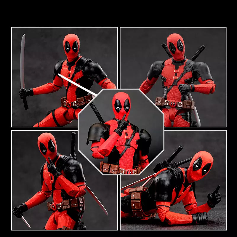 ORIGINAL  Deadpool Wolverine Movie Deadpool 3 Film Version 7inches Action Figure Figurine Gifts Kids Toys, Marvel Legends