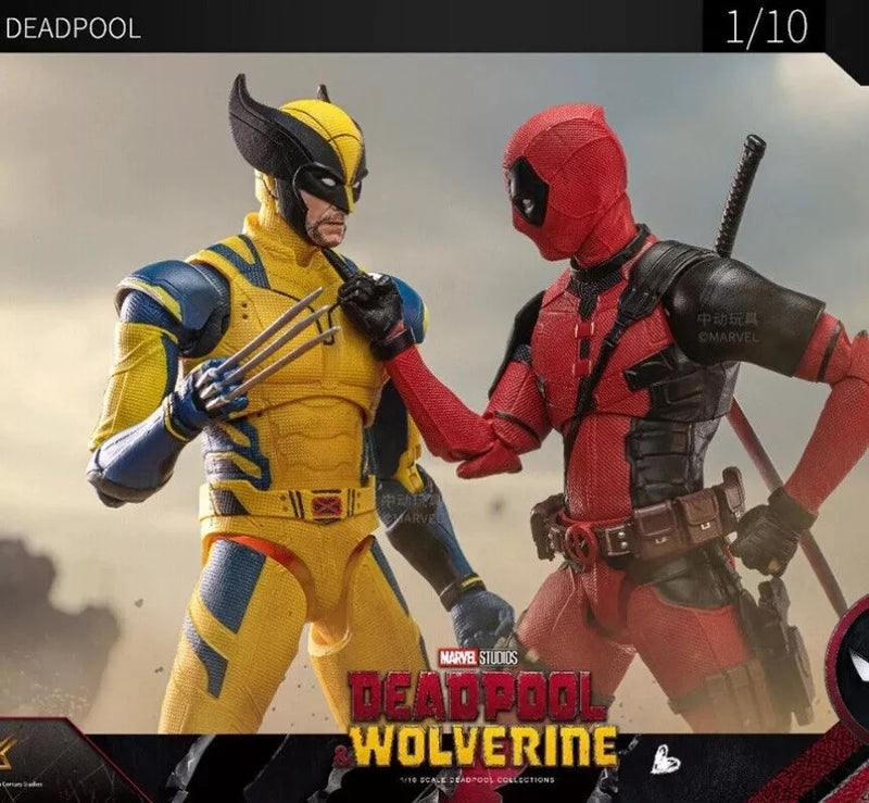 ORIGINAL  Deadpool Wolverine Movie Deadpool 3 Film Version 7inches Action Figure Figurine Gifts Kids Toys, Marvel Legends