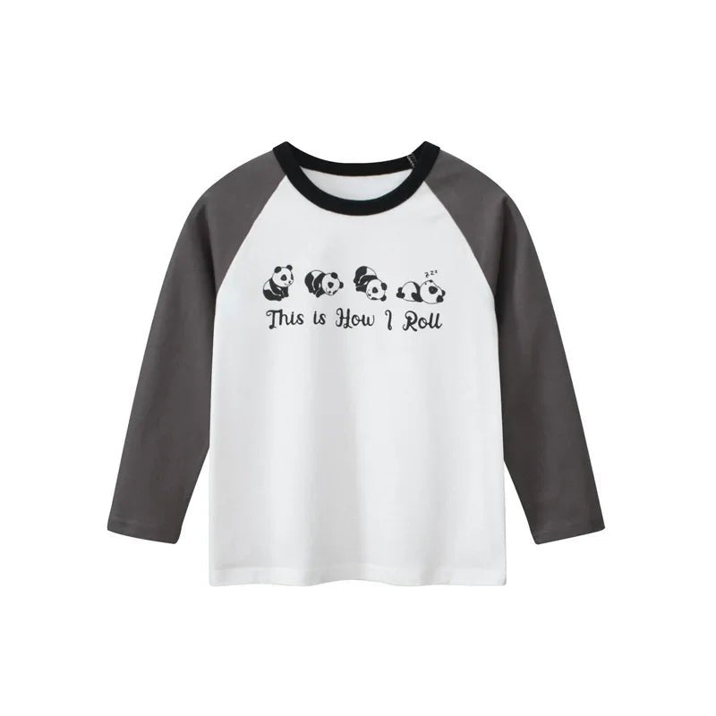 2024 Autumn New Korean Children's Wear: Cartoon Bear Girls Long Sleeve T - shirt - ALPHA SHOP