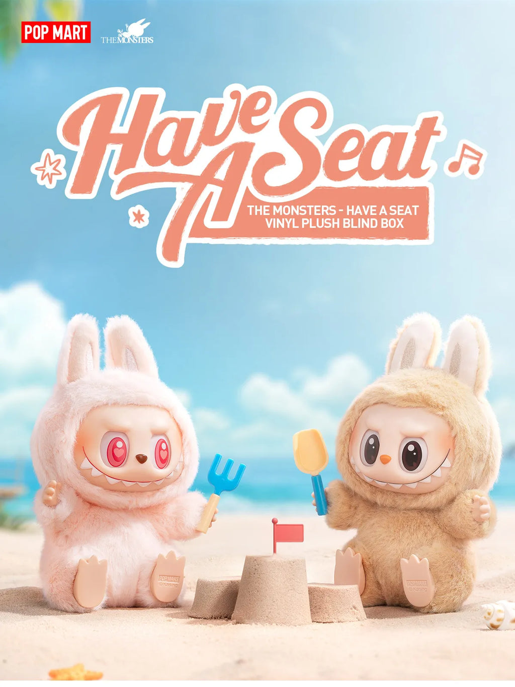 POP MART 100% Authentic Labubu The Monsters Have a Seat Series -Box Single -Box Random