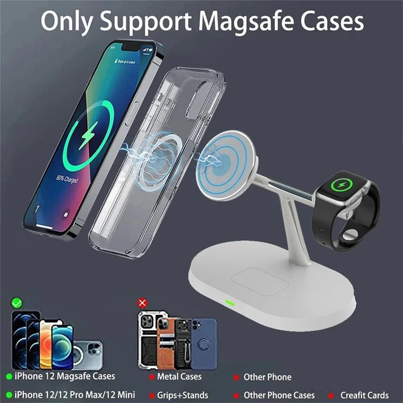 3 - in - 1 30W Magnetic Wireless Charger Stand - ALPHA SHOP