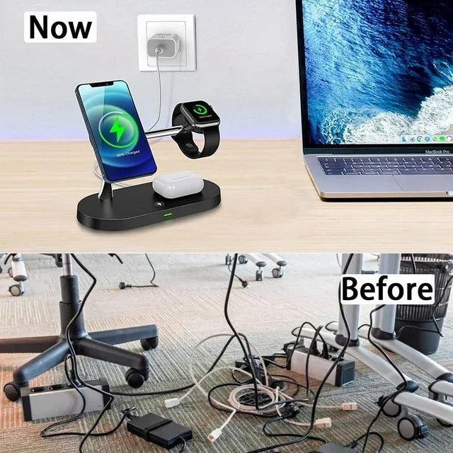 3 - in - 1 30W Magnetic Wireless Charger Stand - ALPHA SHOP