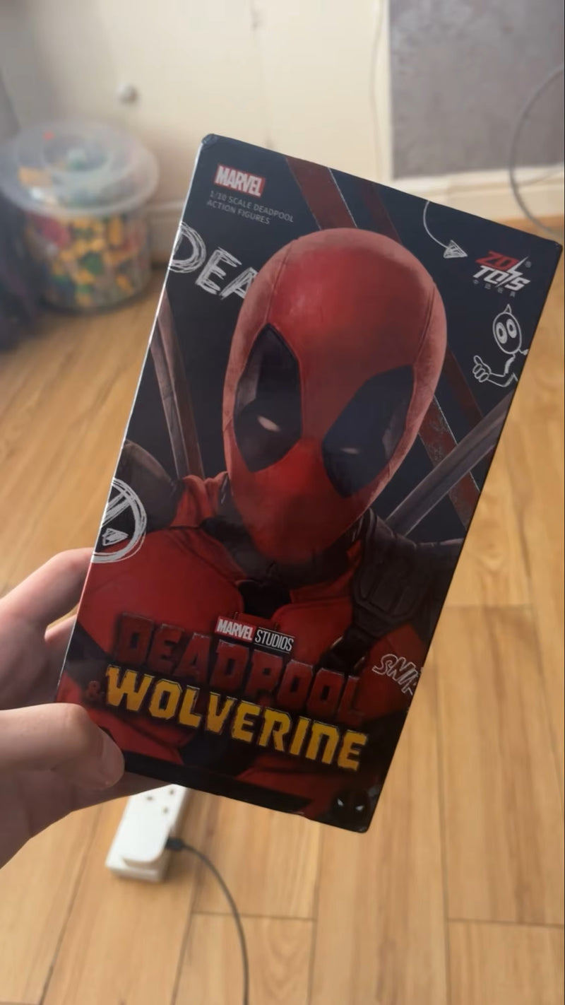 ORIGINAL  Deadpool Wolverine Movie Deadpool 3 Film Version 7inches Action Figure Figurine Gifts Kids Toys, Marvel Legends