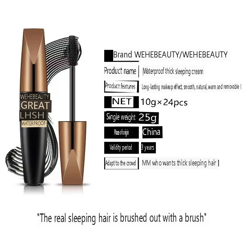 4D Silk Fiber Lash Mascara: Waterproof 2 - in - 1 Lengthening Cosmetics - ALPHA SHOP