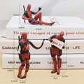 6 Desk Decoration Deadpool Car Home Office Marvel 8cm X - MAN Funny Cute Figure Model Toys Desk Decoration Car Ornament - ALPHA SHOP