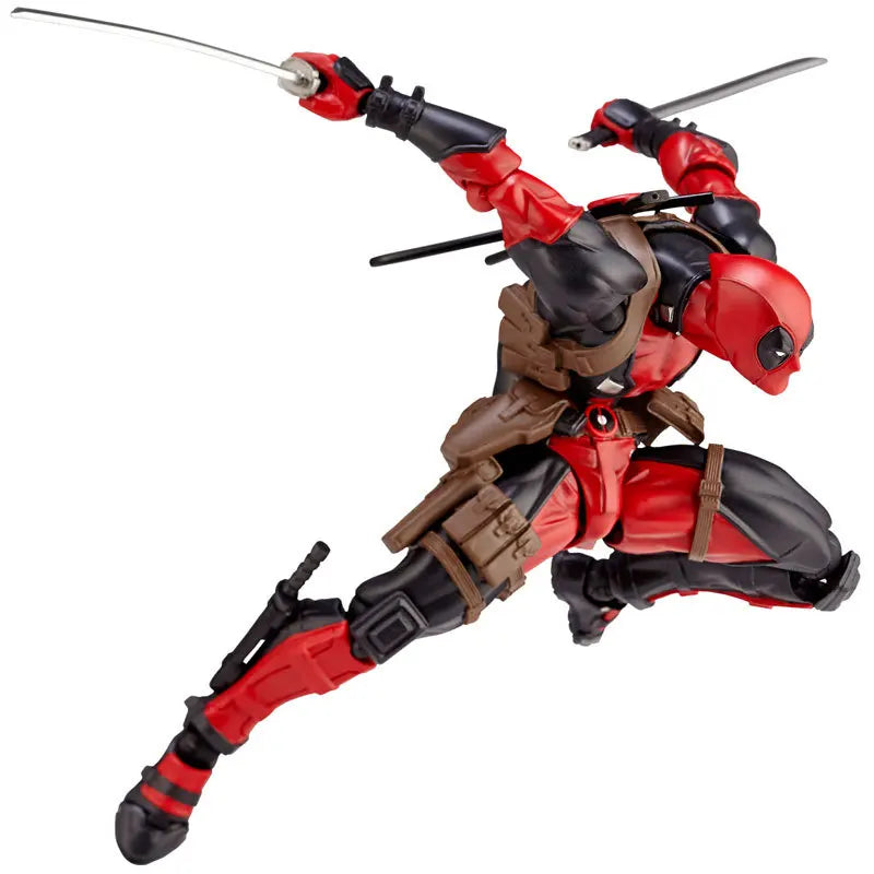 X-men Yamaguchi Deadpool Action Figure Statue Pvc Model Variant Movable Joint Super Hero Dead Pool with Weapons Accessories Toys