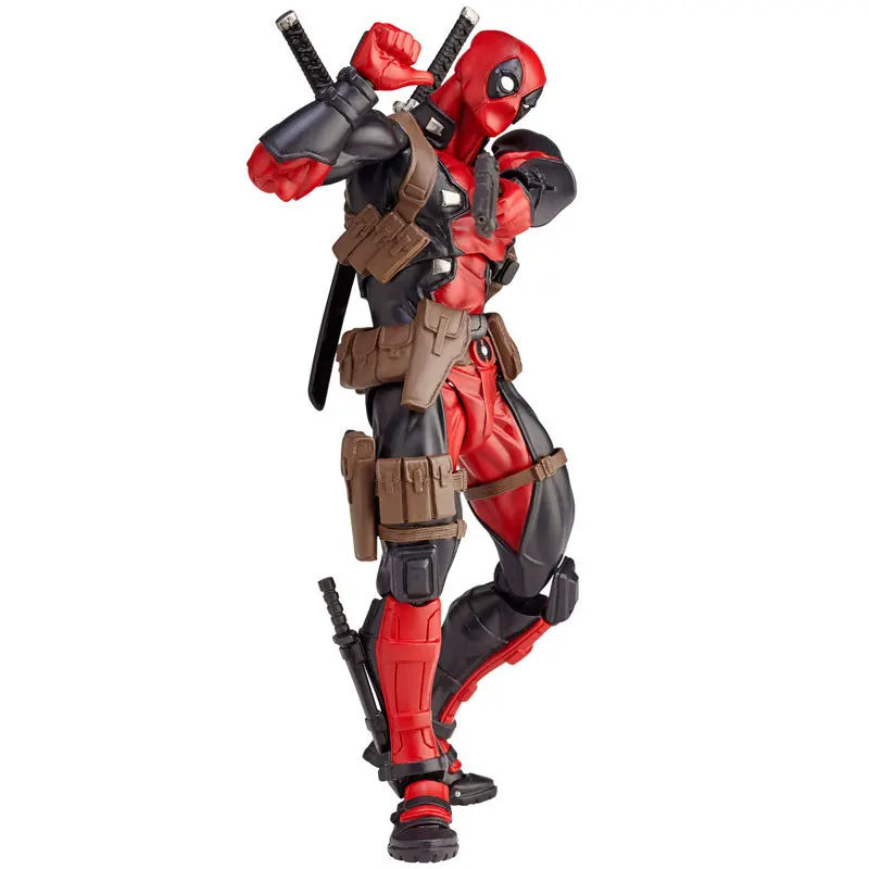 X-men Yamaguchi Deadpool Action Figure Statue Pvc Model Variant Movable Joint Super Hero Dead Pool with Weapons Accessories Toys