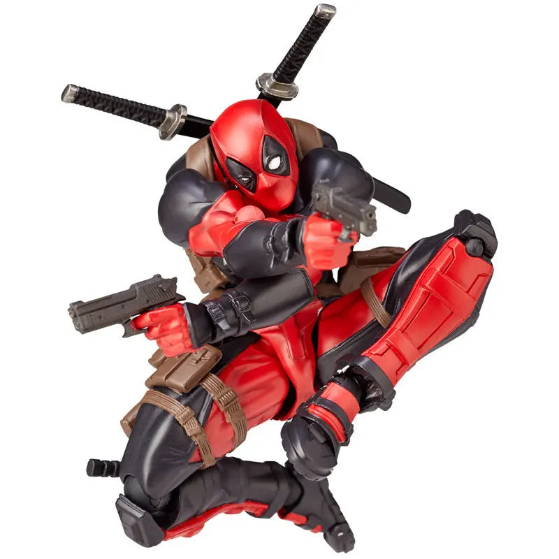 X-men Yamaguchi Deadpool Action Figure Statue Pvc Model Variant Movable Joint Super Hero Dead Pool with Weapons Accessories Toys