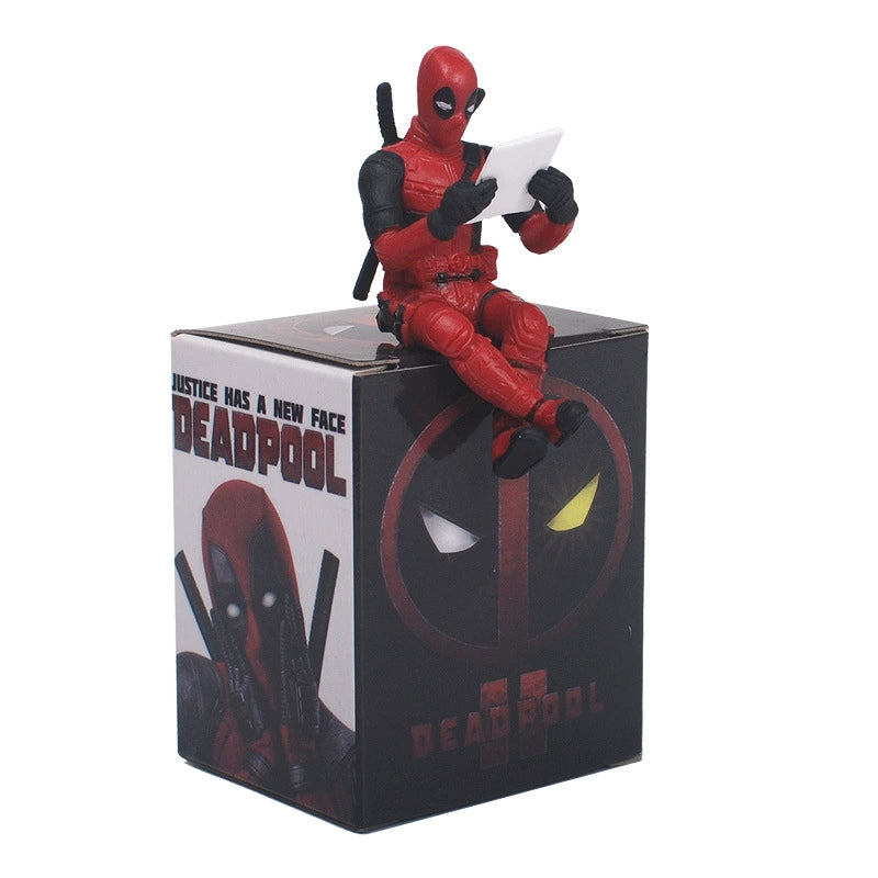 NEW Deadpool with original box Center Console Instrument Panel Motorcycle Restoration Car Decoration