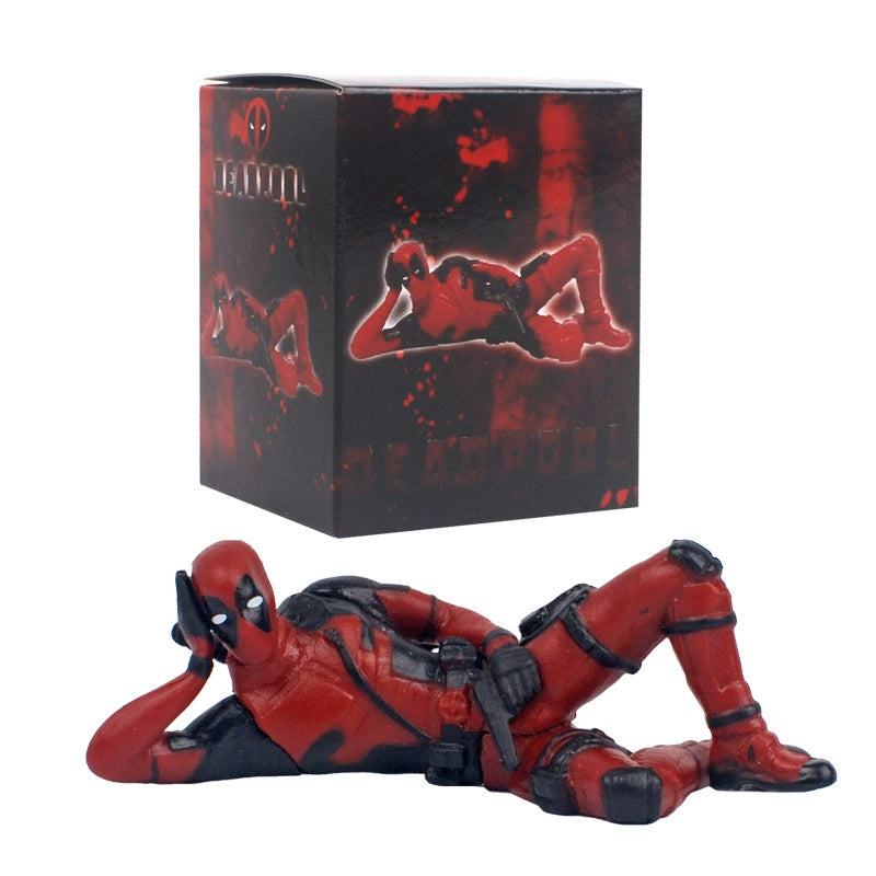 NEW Deadpool with original box Center Console Instrument Panel Motorcycle Restoration Car Decoration