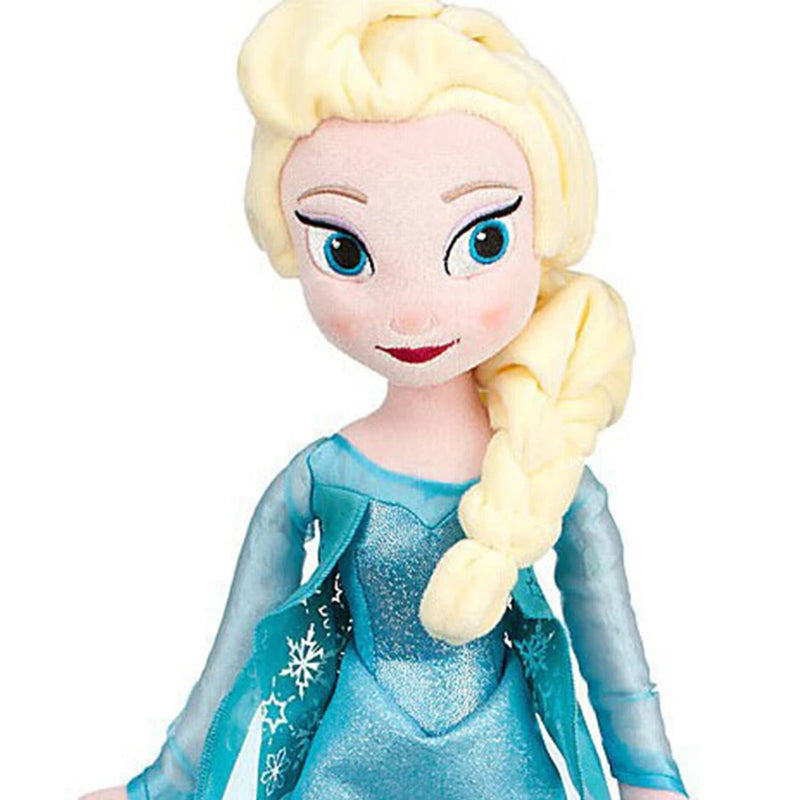 Cute Frozen Snow Queen Elsa Stuffed Doll Princess Anna Elsa Doll Girl Toys Elza Stuffed Plush Kids Toys Halloween Birthday Gift 30-50cm