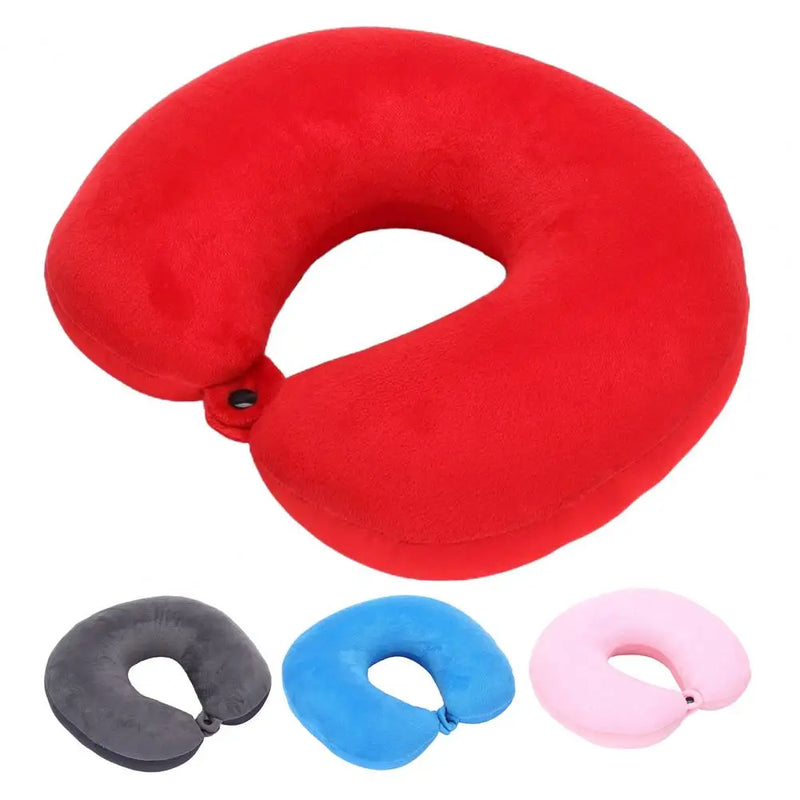 U Shaped Travel Pillow Particles Microbeads Neck Car Plane Pillows Soft Cushion Home Outdoor Textile Stock Home & GardenPillow