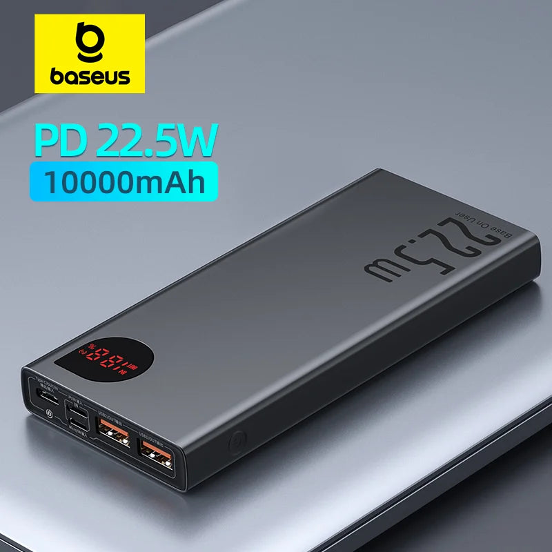 Power Bank 10000mAh: Fast Charging Portable Battery Charger