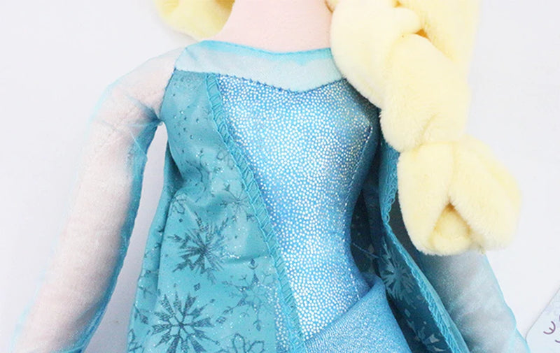 Cute Frozen Snow Queen Elsa Stuffed Doll Princess Anna Elsa Doll Girl Toys Elza Stuffed Plush Kids Toys Halloween Birthday Gift 30-50cm