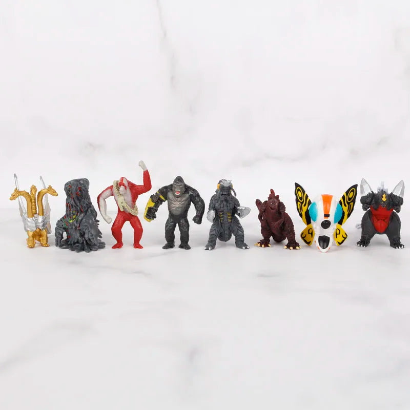 24pcs/set Godzilla vs King Kong  Figure Model Toys