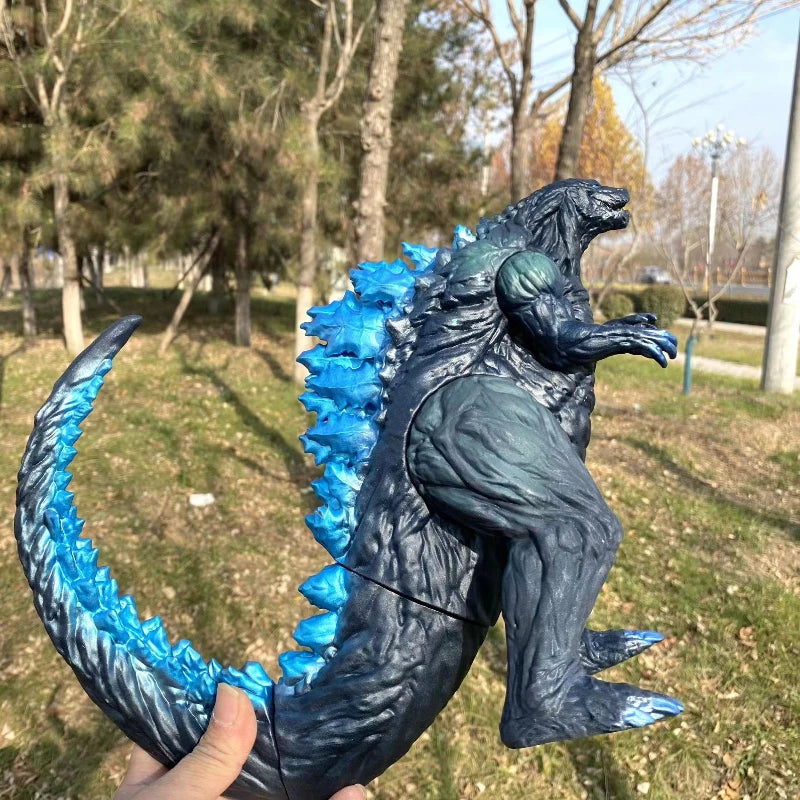 24cm Godzilla King of Monsters Runaway Mechanical Red lotus Planet Godzilla Action Figure Collection Model Toy Kid Birthday Gift