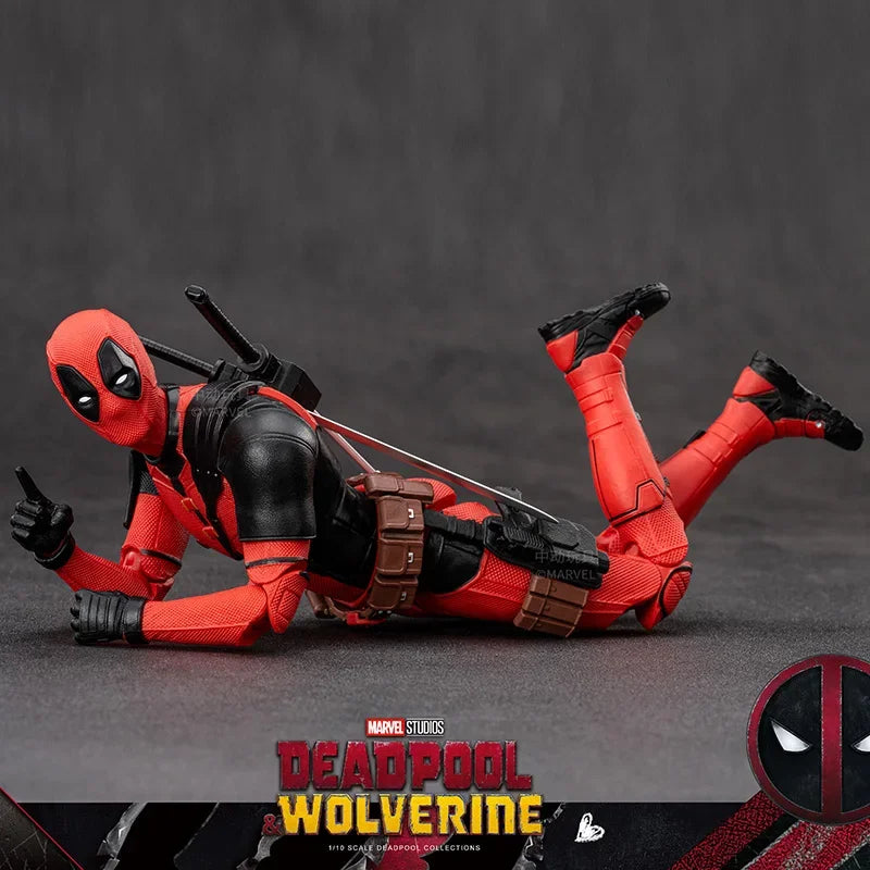 ORIGINAL  Deadpool Wolverine Movie Deadpool 3 Film Version 7inches Action Figure Figurine Gifts Kids Toys, Marvel Legends