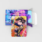 New Kpop Demon Hunters 30 Laser Cards K-POP Witch Hunt Cartoon Series Accessories LOMO Small Cards