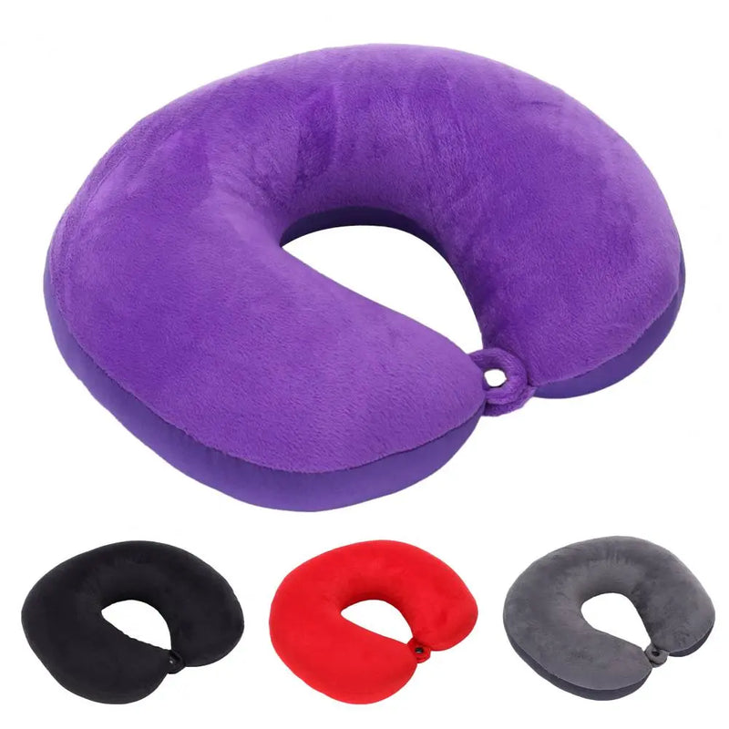 U Shaped Travel Pillow Particles Microbeads Neck Car Plane Pillows Soft Cushion Home Outdoor Textile Stock Home & GardenPillow