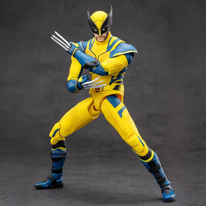 ORIGINAL  Deadpool Wolverine Movie Deadpool 3 Film Version 7inches Action Figure Figurine Gifts Kids Toys, Marvel Legends