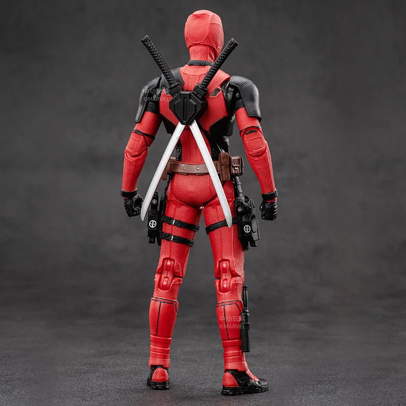 ORIGINAL  Deadpool Wolverine Movie Deadpool 3 Film Version 7inches Action Figure Figurine Gifts Kids Toys, Marvel Legends