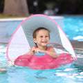 Baby Swimming Float With Canopy Inflatable Infant Ring Kids Pool Accessories Circle Bathing Summer Toys - ALPHA SHOP