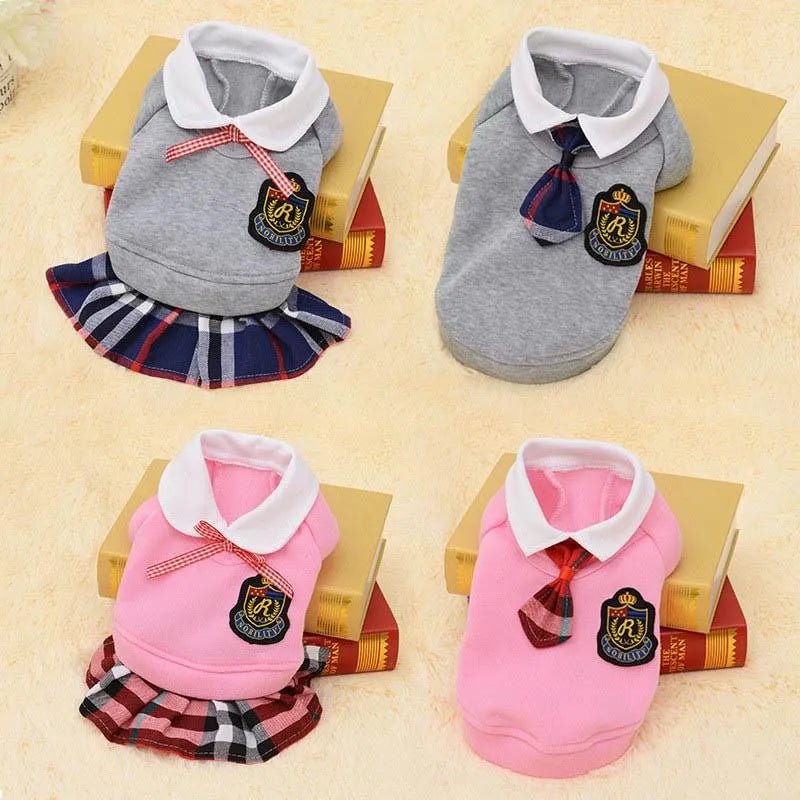 Couple Pet Dog Uniform Clothes: Small to Medium Dogs - ALPHA SHOP