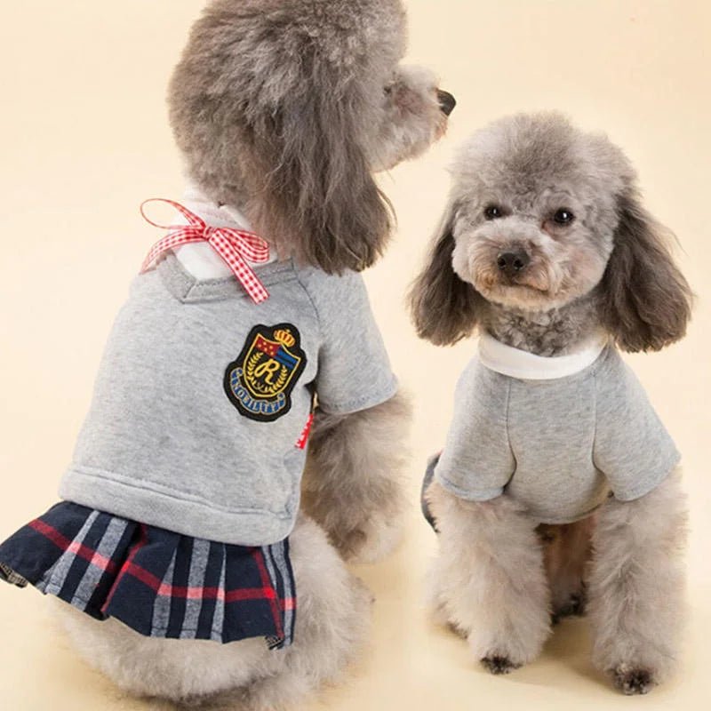 Couple Pet Dog Uniform Clothes: Small to Medium Dogs - ALPHA SHOP