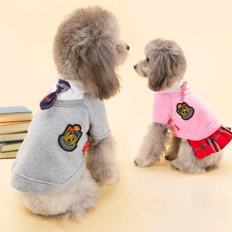 Couple Pet Dog Uniform Clothes: Small to Medium Dogs - ALPHA SHOP