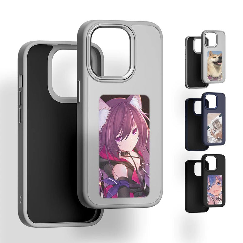 Customize Your World: DIY NFC E Ink Phone Case for iPhone 15/14/13 (Pro Max) (Battery - Free, Endless Designs!) - ALPHA SHOP