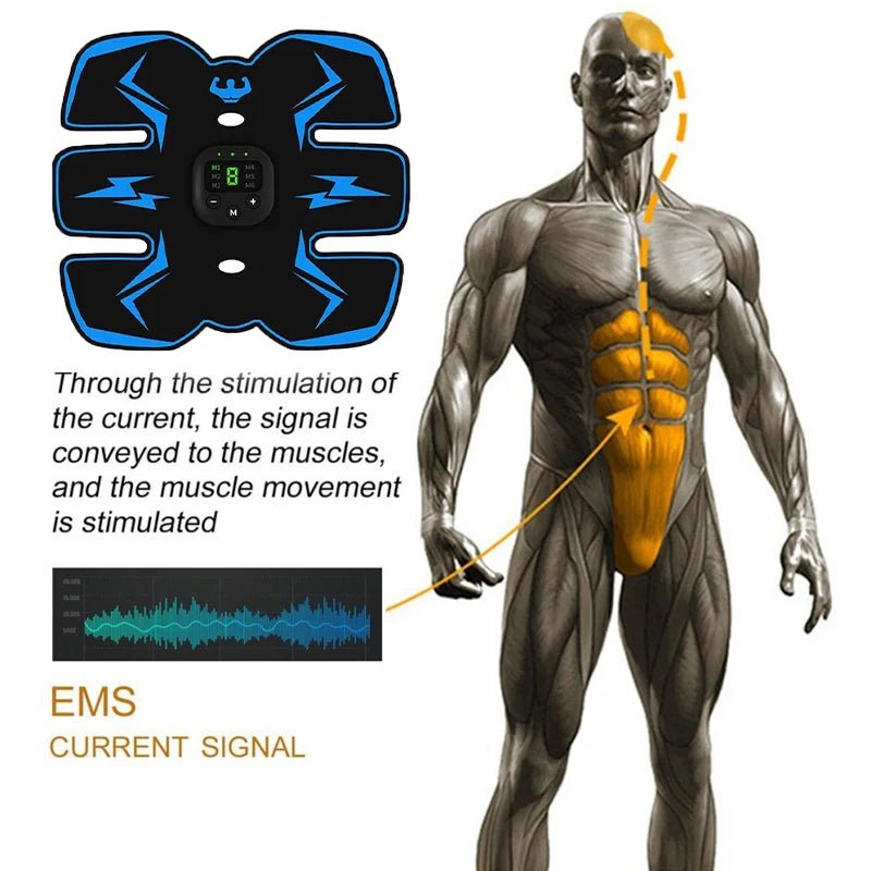 Effortless Fitness at Home: Smart EMS Muscle Stimulator for Toning & Sculpting - ALPHA SHOP