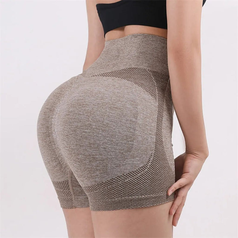 Empowering Your Every Move: High - Waisted Yoga Shorts for Ultimate Comfort & Confidence - ALPHA SHOP