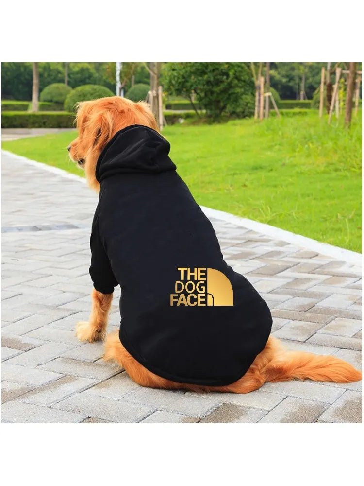 fashion large dog outfits cool clothes autumn winter puppy letter printed hoodies accesorios puppy jumper designer - ALPHA SHOP