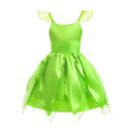 Forest Elf Photography Girls Fairy Green Costume Carnival Tinker Belle Cosplay Child Birthday Party Clothes Purim Pixie Apparel - ALPHA SHOP