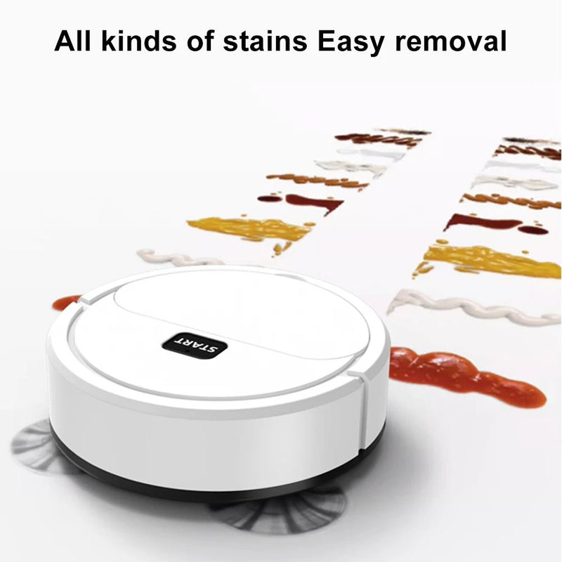 Fully Automatic Sweeping Robot Sweep Vacuum Cleaner Mopping The Floor Mini Cleaner Home Use Lazybones Intelligent 3 In1 Sweeper - ALPHA SHOP