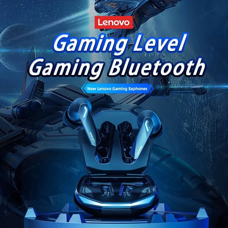 Lenovo GM2 Pro Bluetooth 5.3 Earphones Sports Headset Wireless In - Ear Gaming Low Latency Dual Mode Music Headphones New - ALPHA SHOP