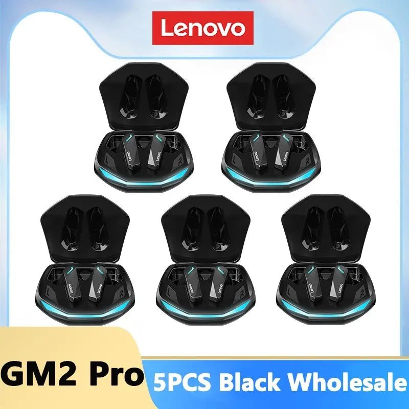 Lenovo GM2 Pro Bluetooth 5.3 Earphones Sports Headset Wireless In - Ear Gaming Low Latency Dual Mode Music Headphones New - ALPHA SHOP