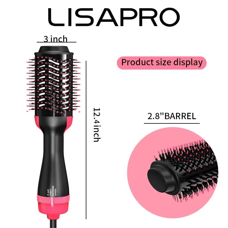 LISAPRO 3 - in - 1: Seca, Modela e Dá Volume em Apenas Uma Etapa! - ALPHA SHOP