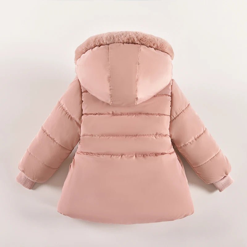 Little Princess Coat: Hooded Zipper Girls Jacket for Autumn/Winter - ALPHA SHOP