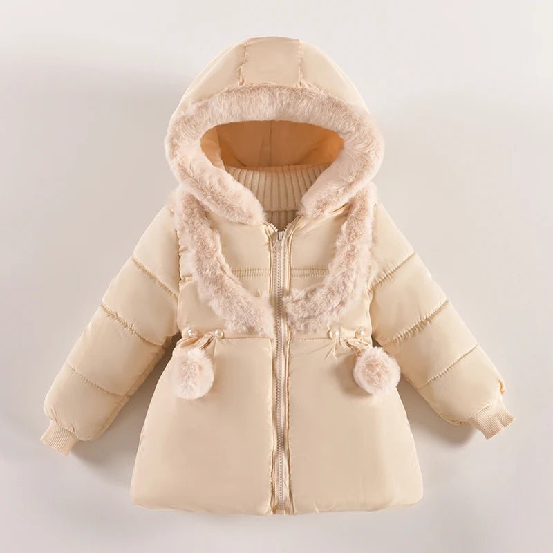 Little Princess Coat: Hooded Zipper Girls Jacket for Autumn/Winter - ALPHA SHOP