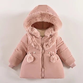 Little Princess Coat: Hooded Zipper Girls Jacket for Autumn/Winter - ALPHA SHOP