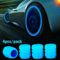 Luminous Tire Valve Caps for Cars, Motorcycles, and Bikes - ALPHA SHOP