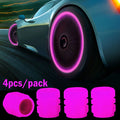 Luminous Tire Valve Caps for Cars, Motorcycles, and Bikes - ALPHA SHOP