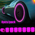 Luminous Tire Valve Caps for Cars, Motorcycles, and Bikes - ALPHA SHOP