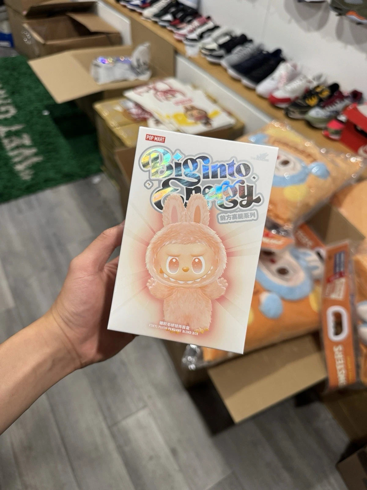 Figurine Pop Mart Labubu Big Into Energy - 1 Parmi 6, En Vinyle, Envoi En 24h - Neuf Sous Boîte